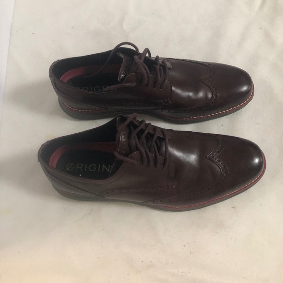 Cole Haan Burgundy Leather Wing Tip - 73